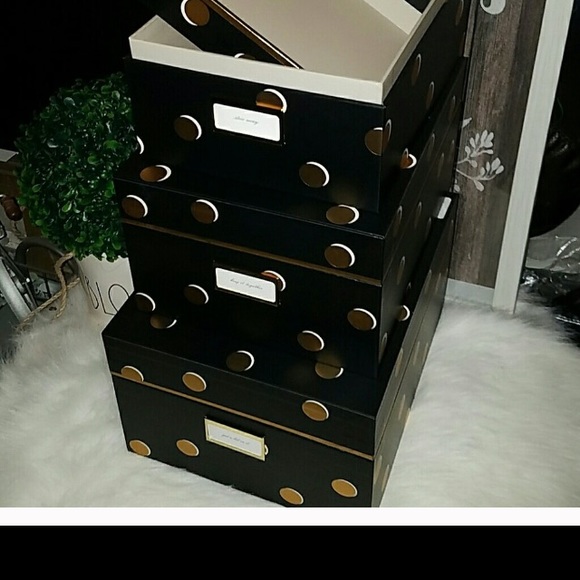 Kate spade nesting boxes set of 3 - Picture 4 of 5
